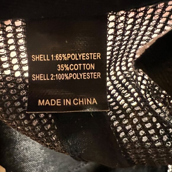 Richardson Style 112 Mens Black Embroidered Mountain Trucker Hat Adjustable - Picture 11 of 11